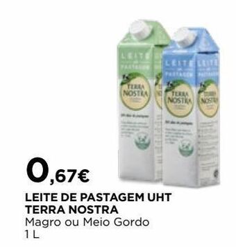 El Corte Inglés Leite terra nostra promoção