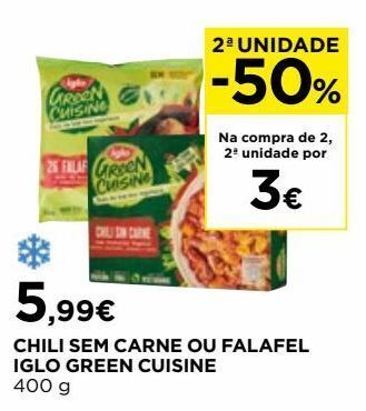 El Corte Inglés Alimentação iglo promoção