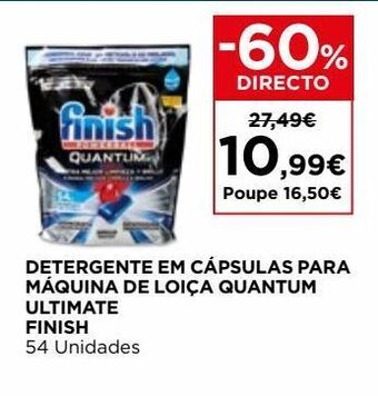 El Corte Inglés Detergente em cápsulas finish promoção