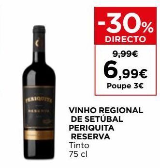 El Corte Inglés Vinho tinto periquita promoção