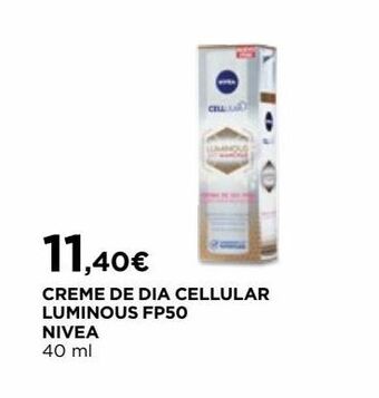 El Corte Inglés Creme dia nivea promoção