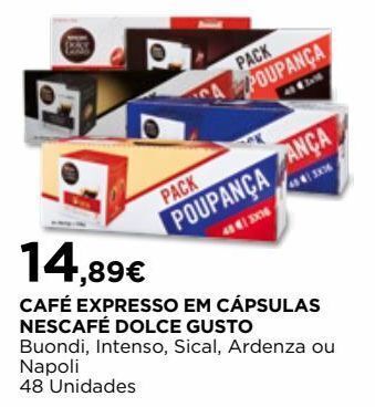 El Corte Inglés Cápsulas de café nescafé promoção