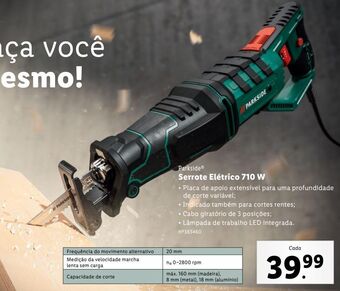 Lidl Serrote elétrico parkside promoção