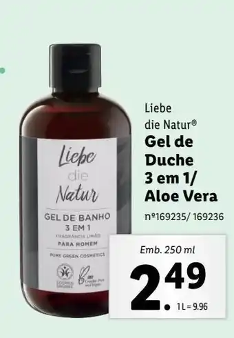 Lidl Gel de banho promoção