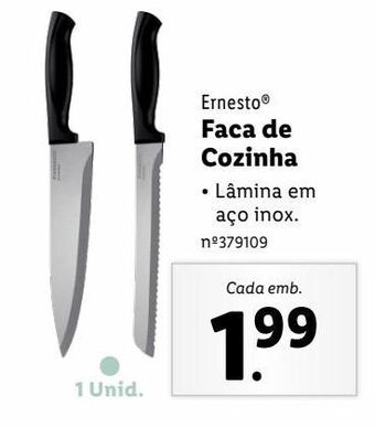 Lidl Facas ernesto promoção