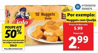 Lidl Nuggets iglo promoção