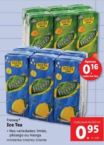 Lidl Chá gelado promoção