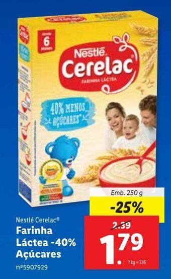 Lidl Farinha nestlé promoção