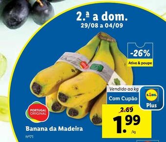Lidl Banana promoção
