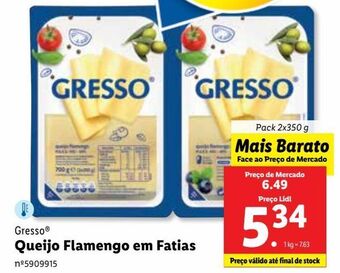 Lidl Queijos gresso promoção