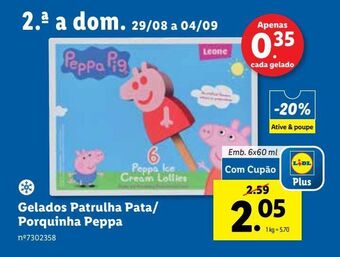 Lidl Gelados promoção