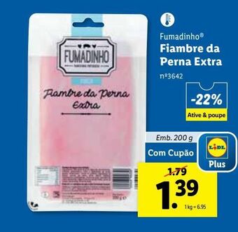 Lidl Presunto fumadinho promoção