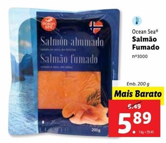 Lidl Salmão fumado ocean sea promoção