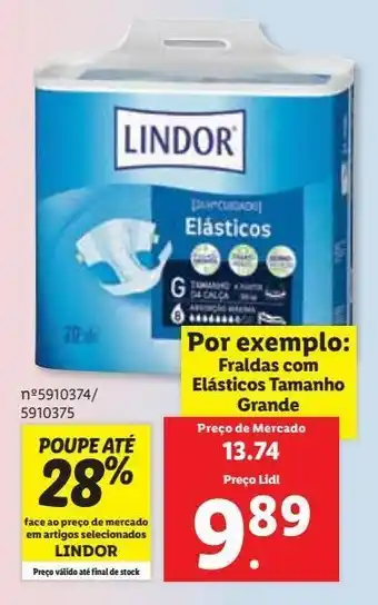 Lidl Fraldas lindor promoção