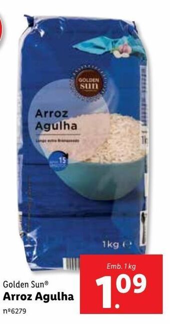 Lidl Arroz golden sun promoção