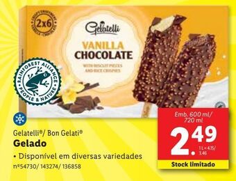 Gelados gelatelli
