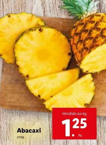 Lidl Abacaxi promoção