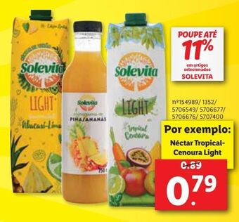Lidl Néctar solevita promoção