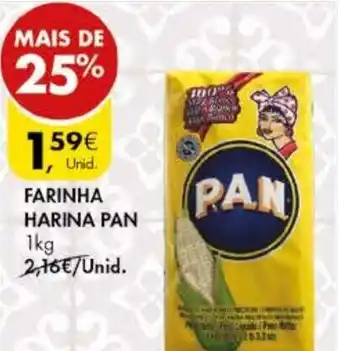 Pingo Doce Farinha Harina Pan 1Kg promoção