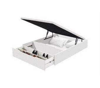 Conforama Base flex box sapateira branco - roupeiro horizontal - cama com arrumação promoção