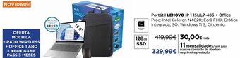 El Corte Inglés Notebook lenovo promoção