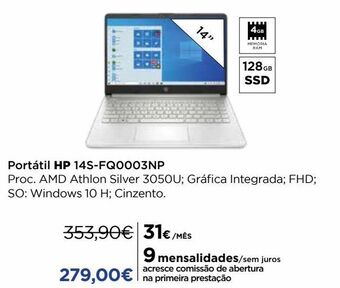 Portátil hp