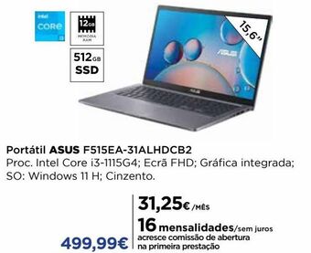 El Corte Inglés Portátil asus promoção