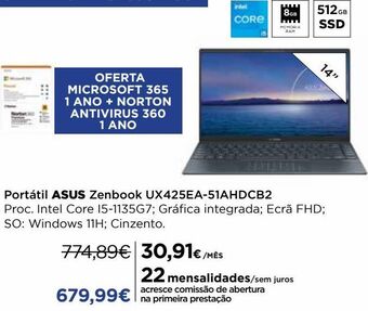 El Corte Inglés Portátil asus promoção