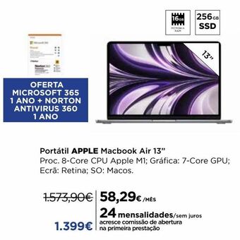 El Corte Inglés Macbook air promoção