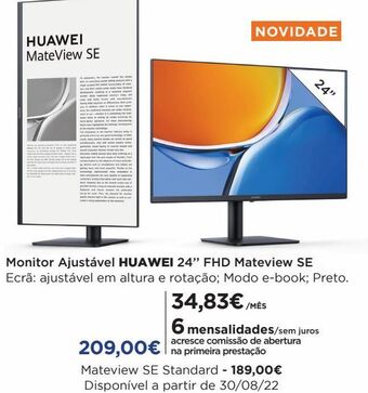 El Corte Inglés Monitor huawei promoção