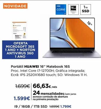 El Corte Inglés Notebook huawei promoção