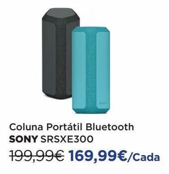 El Corte Inglés Coluna portátil sony promoção