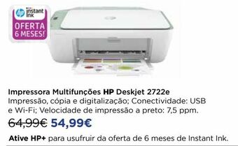 Impressora multifuncional hp