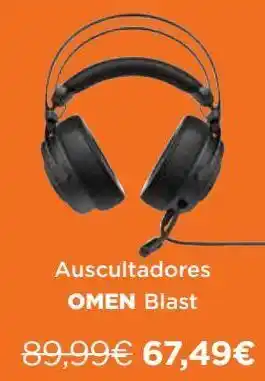El Corte Inglés Auriculares omen promoção