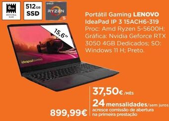 El Corte Inglés Notebook lenovo promoção