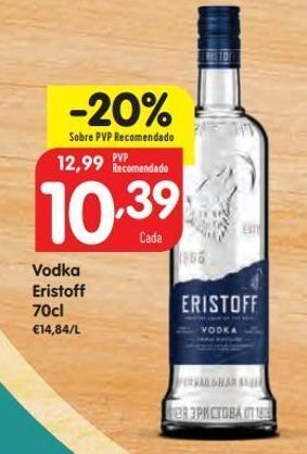 Minipreço Vodka eristoff promoção