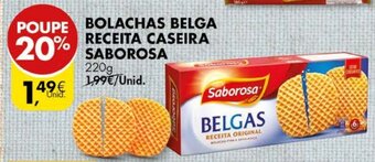 Pingo Doce Bolachas Belga Receita Caseira Saborosa 220g promoção