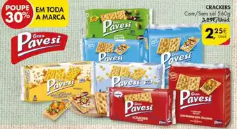 Pingo Doce Gran Pavesi Crackers 560g promoção