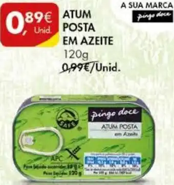 Pingo Doce Atum Bom Azeite 120 g promoção