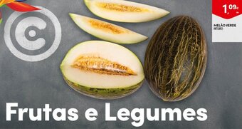 Continente Melao Verde Inteiro 1kg promoção