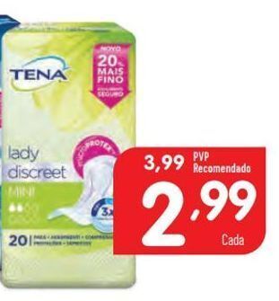 Minipreço Absorvente tena promoção
