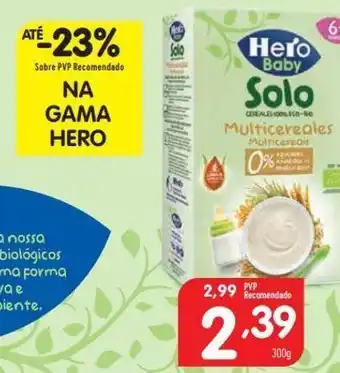 Minipreço Cereais hero baby promoção