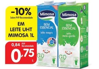 Minipreço Leite mimosa promoção