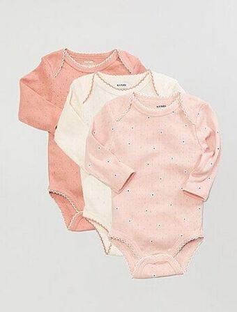 Kiabi Body gola us - lote de 3 promoção