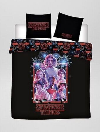 Kiabi Capa de edredão e fronha de casal 'stranger things' - casal promoção