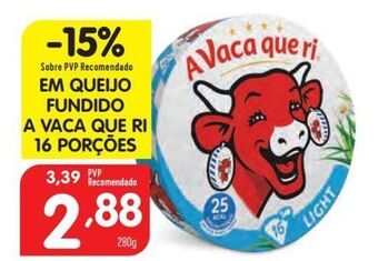 Queijo fundido a vaca que ri