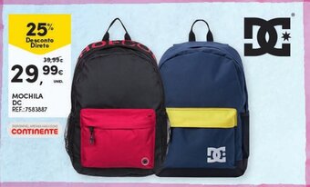 Continente Mochila DC promoção