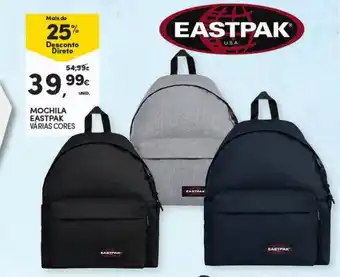 Continente Mochila Eastpak promoção