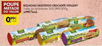 Bolachas Digestivas Crocante Vitalday