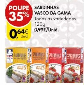 Sardinhas Vasco da Gama 120g